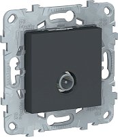 Розетка TV Оконечная без рамки Schneider Electric Unica New 1-м. антрацит